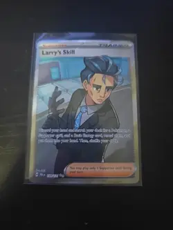 Pokemon TCG Prismatic Evolutions Full Art Larry's Skill 139/131 Near Mint - Image 3
