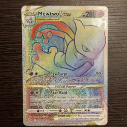 Mewtwo VSTAR #079/078 Pokemon GO Secret Rare Holo Mint/NM - Image 1