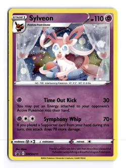 Sylveon SWSH211 Sword & Shield Promo Holo Pokemon Moderate Play+ - Image 1
