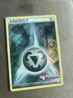 Metal Energy 95/95 Play Pokemon (Steelix) Crosshatch Foil NM - Image 3