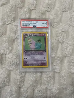 2000 Pokemon Rocket Dark Slowbro- Holo 1st Edition #12/82 PSA 8 - Image 1