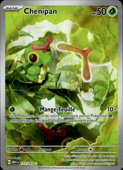Carte Pokemon : Chenipan 172/165 MEW Ecarlate Violet 151 FR NEUF - Image 1