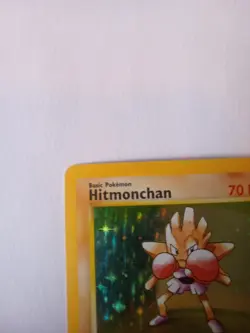 Pokemon TCG Hitmonchan Base Set 7/102 Holo 1999-2000 Wizards Base Set Copyright - Image 4