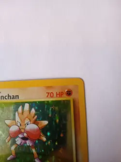 Pokemon TCG Hitmonchan Base Set 7/102 Holo 1999-2000 Wizards Base Set Copyright - Image 5