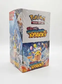 Pokemon Scarlet & Violet Surging Sparks Half Booster (18 Packs) - New & Sealed - Image 1