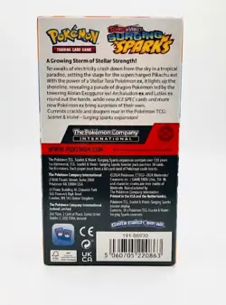 Pokemon Scarlet & Violet Surging Sparks Half Booster (18 Packs) - New & Sealed - Image 3
