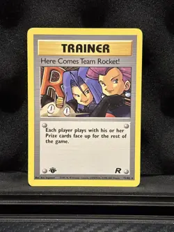 Here Comes Team Rocket! 15/82 Team Rocket 1st Edition Rare Pokemon NM - Image 1
