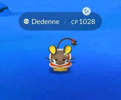 Shiny Christmas Dedenne Winter Holiday Costume 🌟 Pokemon Go - Image 1