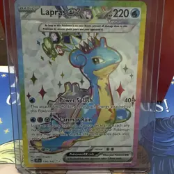 Lapras EX Full Art Ultra Rare 158/142 Sv07: Stellar Crown - Pokemon TCG - Image 1