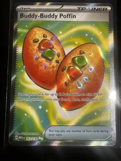 Pokemon TCG Rare Candy Buddy Poffin 167/132 Trainer Mega EVO - Image 1