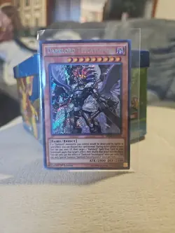 YUGIOH Darklord Tezcatlipoca DESO-EN031 1st edition Secret Rare Near-Mint NM - Image 1