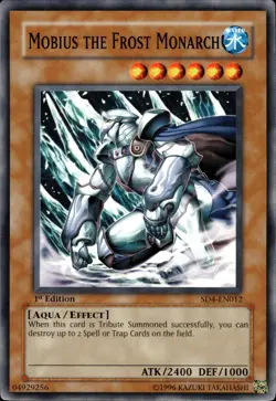 Mobius The Frost Monarch - 1st Edition SD4-EN012 - LP - YuGiOh - Image 1