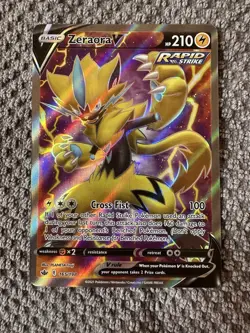 Zeraora V Full Art Ultra Rare 165/198 Chilling Reign NM Pokemon Card - Image 1