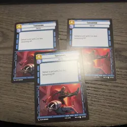 Star Wars Unlimited Spark of Rebellion 3X Takedown Uncommon Card - Image 1