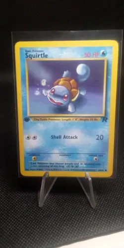 Pokemon Card - Squirtle 1st Edition Team Rocket 68/82 Common LP/NM - Image 1