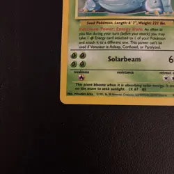 Pokemon TCG Venusaur Base Set Holo Unlimited Rare Card 15/102 - Image 5