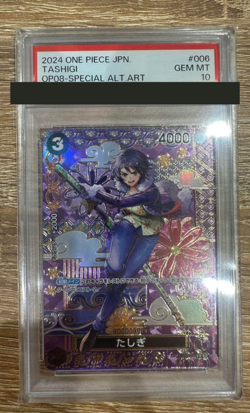 PSA 10 Tashigi C ONE PIECE Card ST06-006 SP Two Legends Japanese OP08 SP - Image 1
