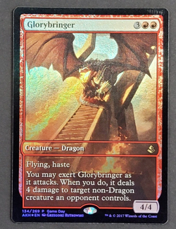 MTG Card - 1x Glorybringer - Amonkhet Foil Promo NM Magic The Gathering Full Art - Image 1