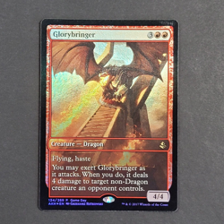 MTG Card - 1x Glorybringer - Amonkhet Foil Promo NM Magic The Gathering Full Art - Image 2