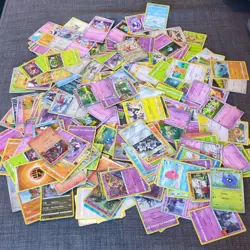 250 Pokemon Cards Bundle Collection Card Rare Holos etc Joblot - Image 1