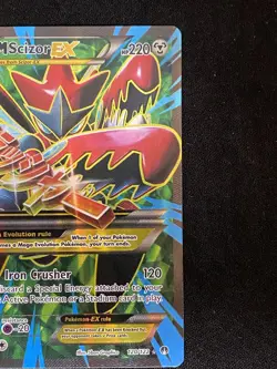 M Scizor EX 120/122 Full Art Holo Card Pokemon TCG XY Breakpoint Ultra Rare - Image 5