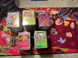 1000+ Pokemon Cards, Limited Stickers & Dice - Image 1