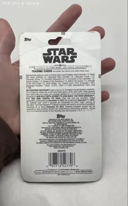 Set Of Score Board Star Wars 23kt Gold Cards And Star Wars Topps Card Pack - Image 3