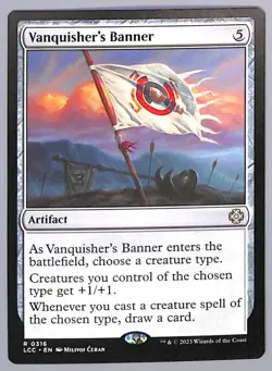 Vanquisher's Banner - 316 - Commander: the Lost Caverns of Ixalan (LCC) MTG - Image 1
