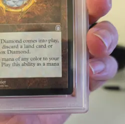 Magic the Gathering MTG Mox Diamond Stronghold 1998 PSA 8 Near Mint - Mint - Image 4