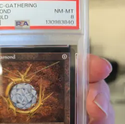 Magic the Gathering MTG Mox Diamond Stronghold 1998 PSA 8 Near Mint - Mint - Image 5