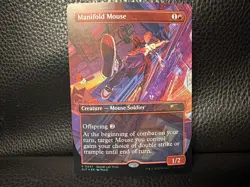 MTG Promo Manifold Mouse Secret Lair Play RCQ Full Art - *** FOIL *** - Image 1
