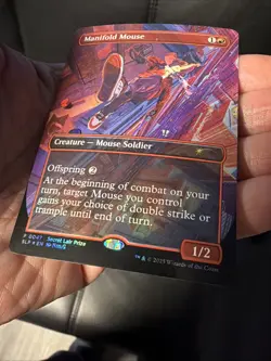 MTG Promo Manifold Mouse Secret Lair Play RCQ Full Art - *** FOIL *** - Image 2