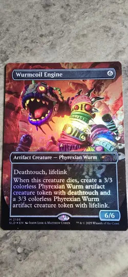 Wurmcoil Engine (2196) (Rainbow Foil) Secret Lair Drop Foil Artifact Mythic MTG - Image 1