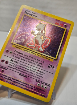 Mewtwo 10/102 Holo Rare Unlimited Base Set SPANISH Pokemon 7336 - Image 3
