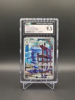 Pokemon Steelix 208/182 CGC 9.5 Mint+ Pokemon TCG Paradox Rift Illustration Rare - Image 1