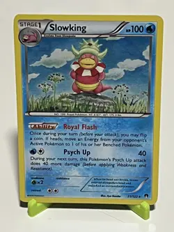 Pokemon Slowking 21/122 XY Breakpoint Holo Rare NM Condition - Image 1