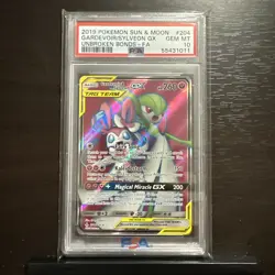 Pokemon 2019 Gardevoir/Sylveon GX Unbroken Bonds FA 204/214 Gem Mint PSA 10 - Image 1