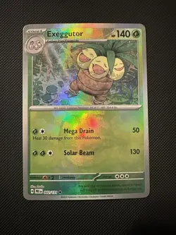 EXEGGUTOR 002/131 PRISMATIC EVOLUTIONS POKEMON (MASTER BALL HOLO, NM) - Image 1