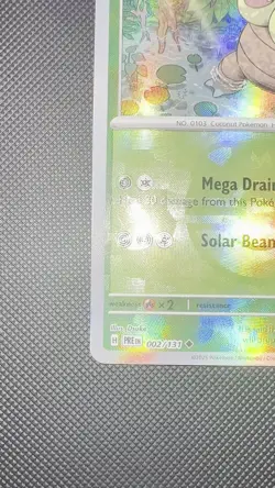 EXEGGUTOR 002/131 PRISMATIC EVOLUTIONS POKEMON (MASTER BALL HOLO, NM) - Image 2
