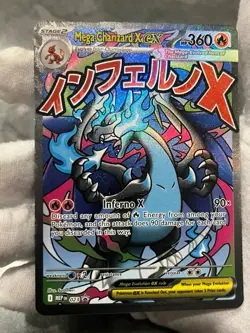 Pokemon TCG Mega Charizard X ex 023 Black Star UPC Promo Phantasmal Flames NM - Image 3