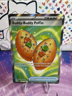 Buddy-Buddy Puffin 167/132 Mega Evolution Full Art Trainer Pokemon TCG MINT - Image 1