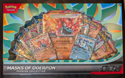 Pokemon TCG Masks of Ogerpon Premium Collection, Sealed - Image 1