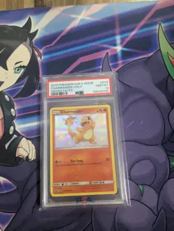 Pokemon Charmander Sun & Moon Hidden Fates SV6/SV94 PSA 10 Shiny RARE - Image 1