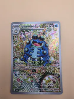 Seismitoad 105/086 Pokemon Black Bolt Holo Special Illustration Rare Pack Fresh - Image 3
