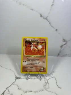 Pokemon TCG Blaine's Growlithe Gym Heroes 62/132 Regular Unlimited Common - Image 1