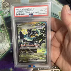 Pokemon 2024 Cornerstone Mask Ogerpon ex 215/167 SIR Twilight Masquerade PSA 10 - Image 1