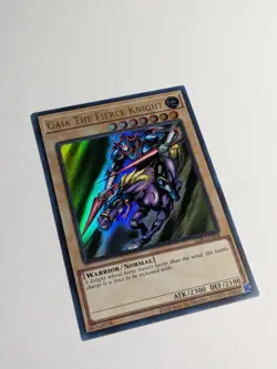 Yugioh Gaia the Fierce Knight LOB-EN006 25th Anniversary NM Ultra Rare - Image 2