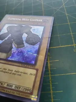 Yu-Gi-Oh Elemental Hero Clayman EHC2-EN002 Secret Rare Limited Edition - Image 3