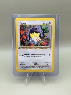 Togepi 51/111 1st Edition Neo Genesis Set WOTC Vintage Pokemon Card 2000 NM - Image 1