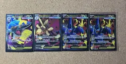 Pokemon Phantasmal Flames Ultra Rare Mega Lopunny Ex Mega Sharpedo Card Lot NM - Image 1